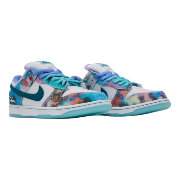 Nike SB Dunk Low x Futura Laboratories Bleached Aqua - Image 2