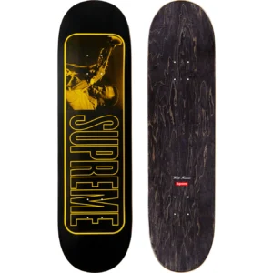 Supreme Miles Davis Black Skateboard Deck