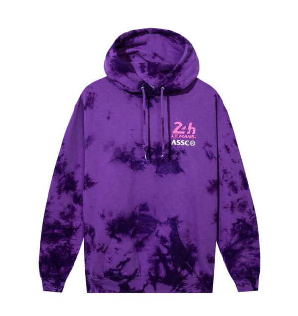 Anti Social Social Club Chequered Flag Tie Dye Hoodie - Image 2