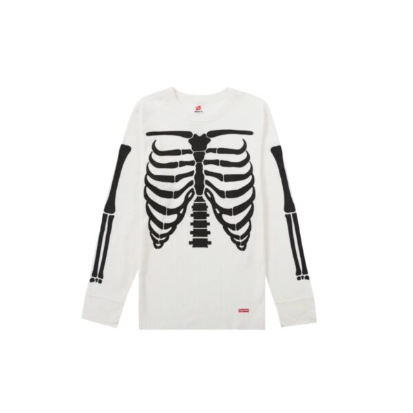 Supreme Hanes Bones Thermal Crew White
