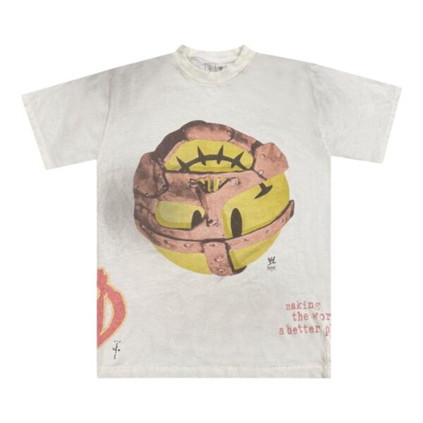 Cactus Jack x WWE mankind Tee White