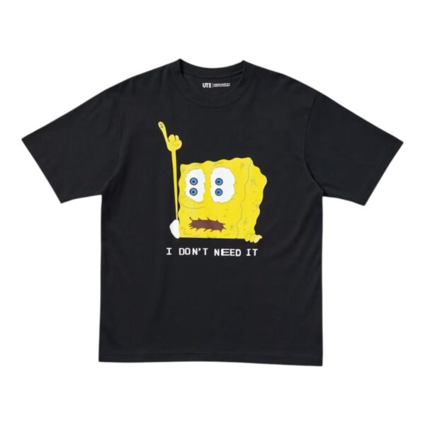 Uniqlo x CPFM Spongebob Ut Negra