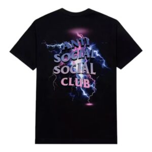 Anti Social Social Club Bolt From the Blue Tee Black