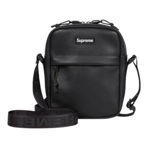 Supreme Shoulder Bag Leather Negro