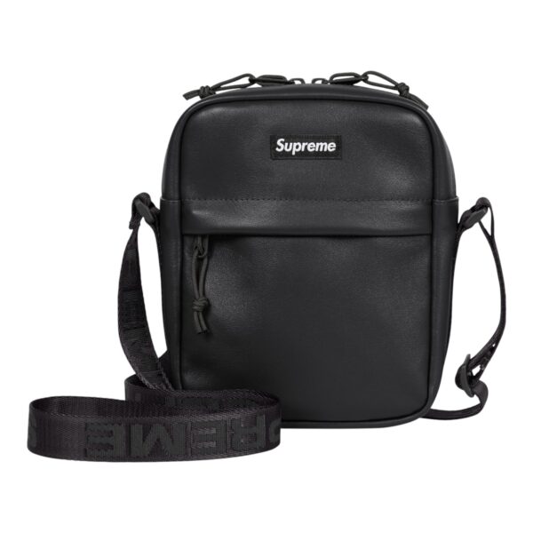 Supreme Shoulder Bag Leather Negro