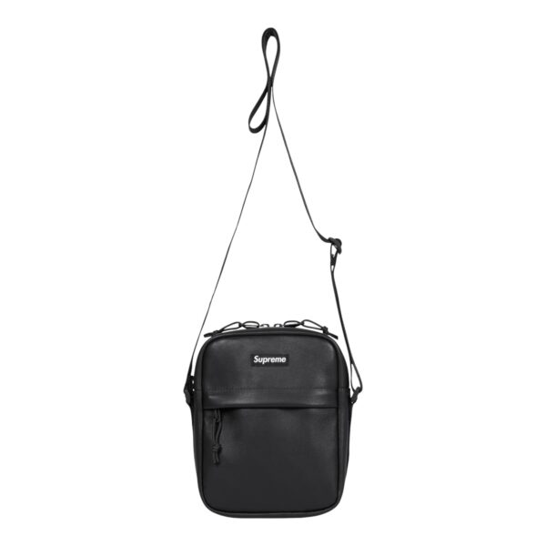 Supreme Shoulder Bag Leather Negro - Image 3