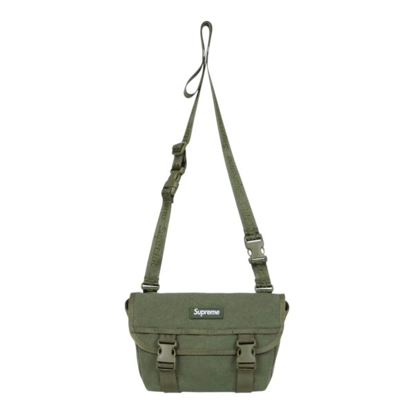 Supreme Cordura Mini Messenger Bag Olivo - Image 2