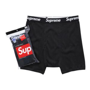 Supreme Hanes boxers 4 Pack Black