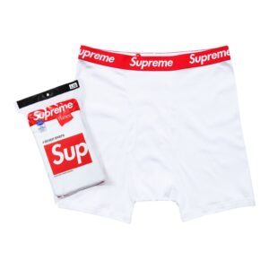 Supreme Hanes Boxers 4 Pack White