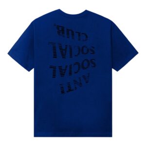 Anti Social Social Club NTSC blue tee
