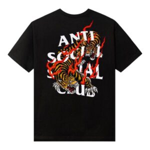 Anti Social Social Club Tiger Blood Black Tee