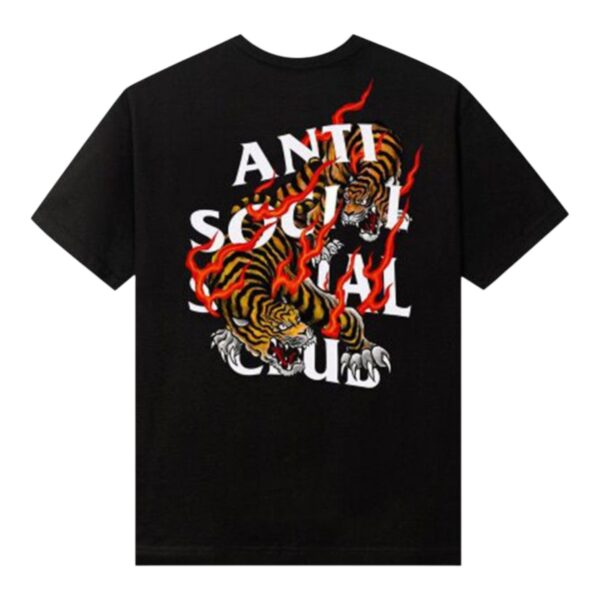 Anti Social Social Club Tiger Blood Black Tee